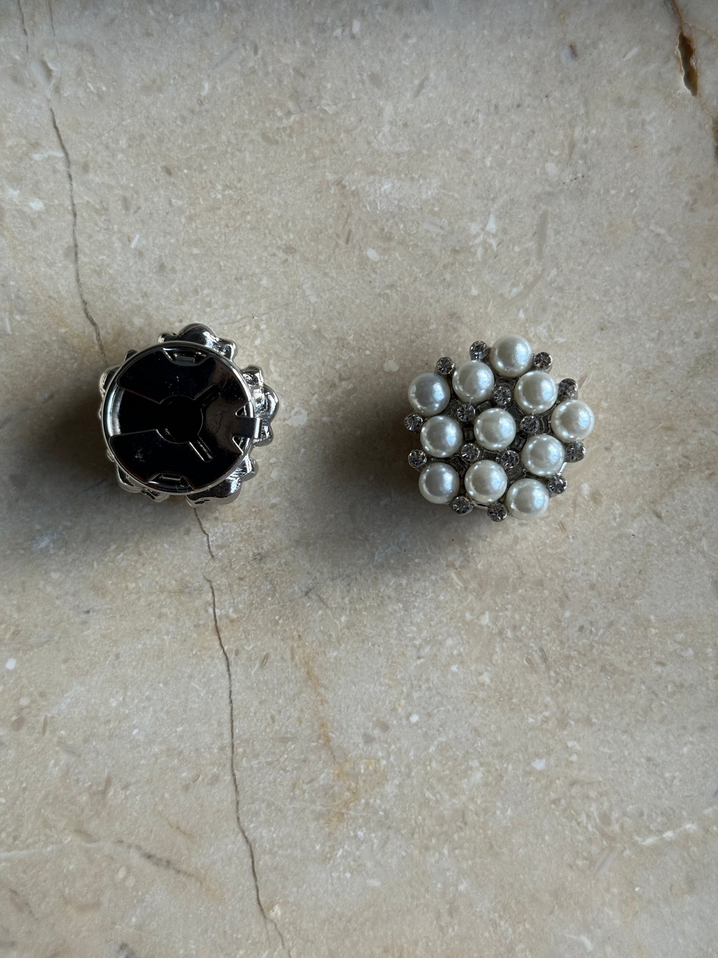 Snow small button cover | One set