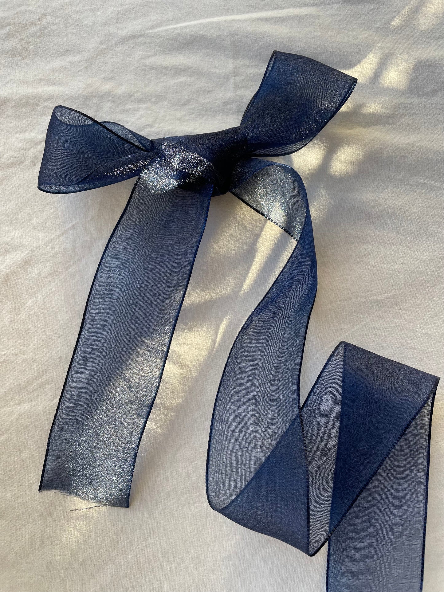 Dolly Organza Ribbon Blue