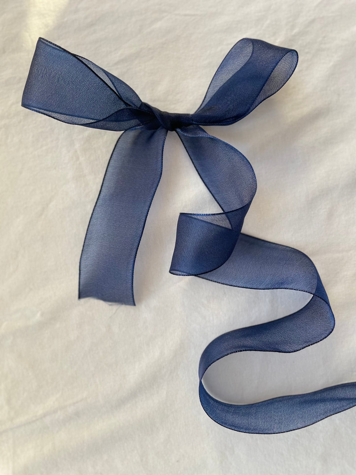 Dolly Organza Ribbon Blue