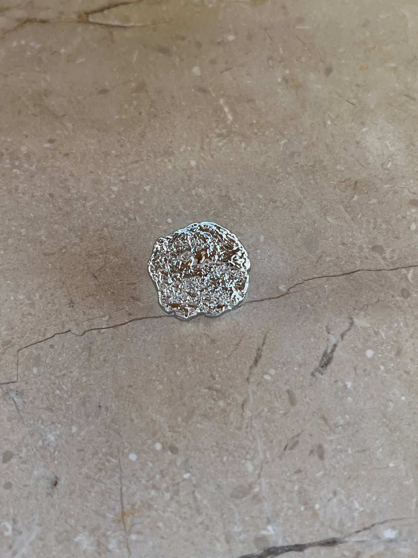 Amelia button silver