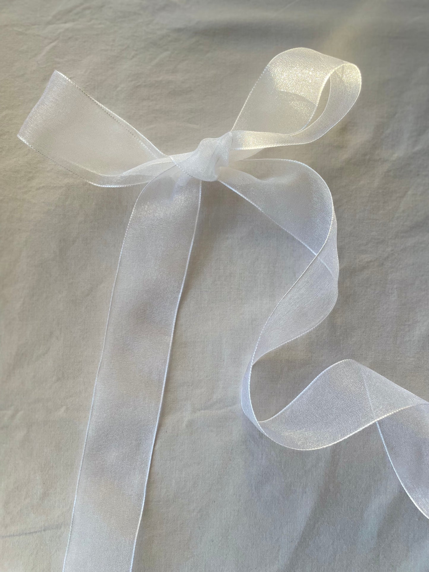 Dolly organza ribbon White