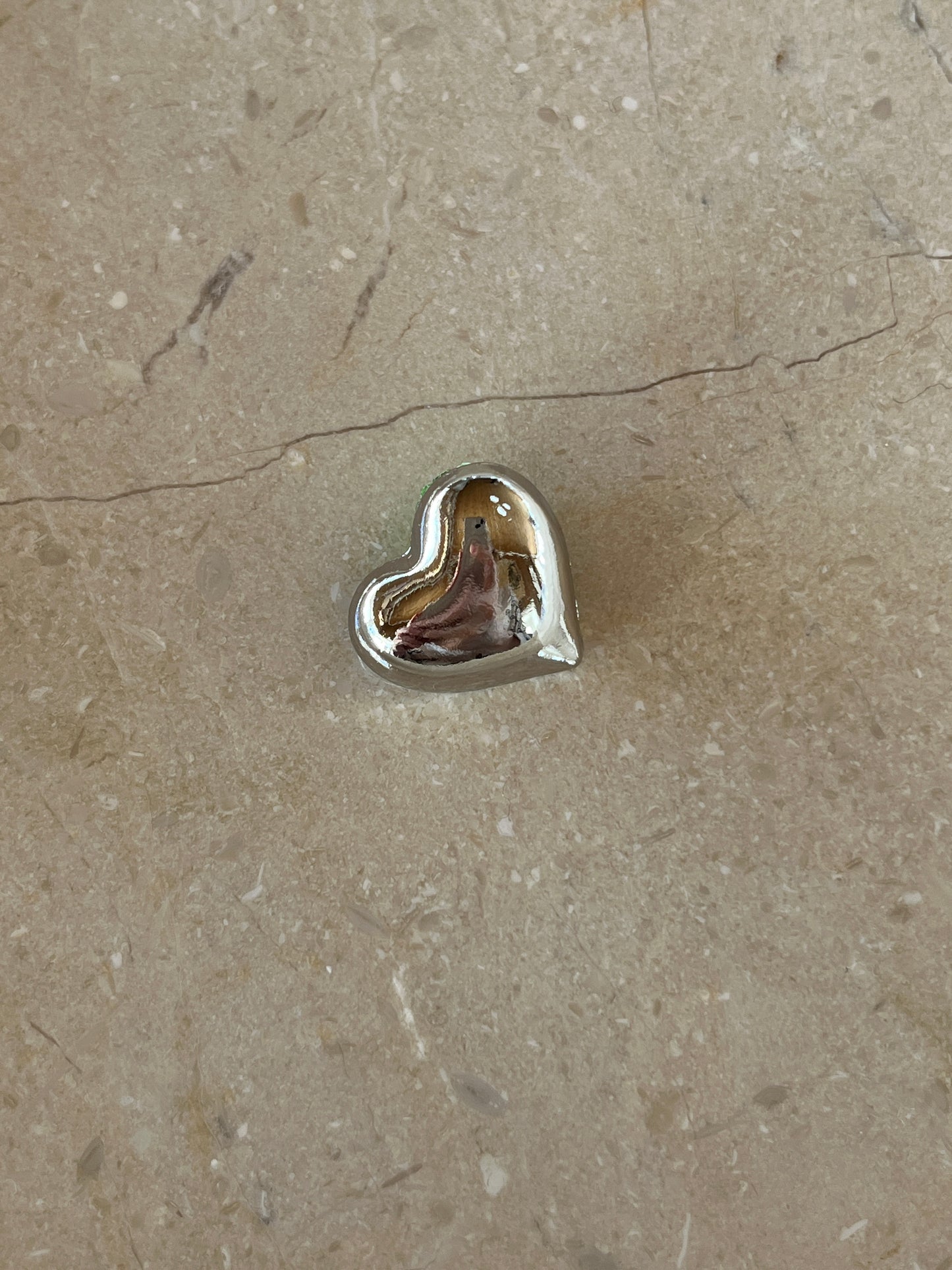 Serena Button silver