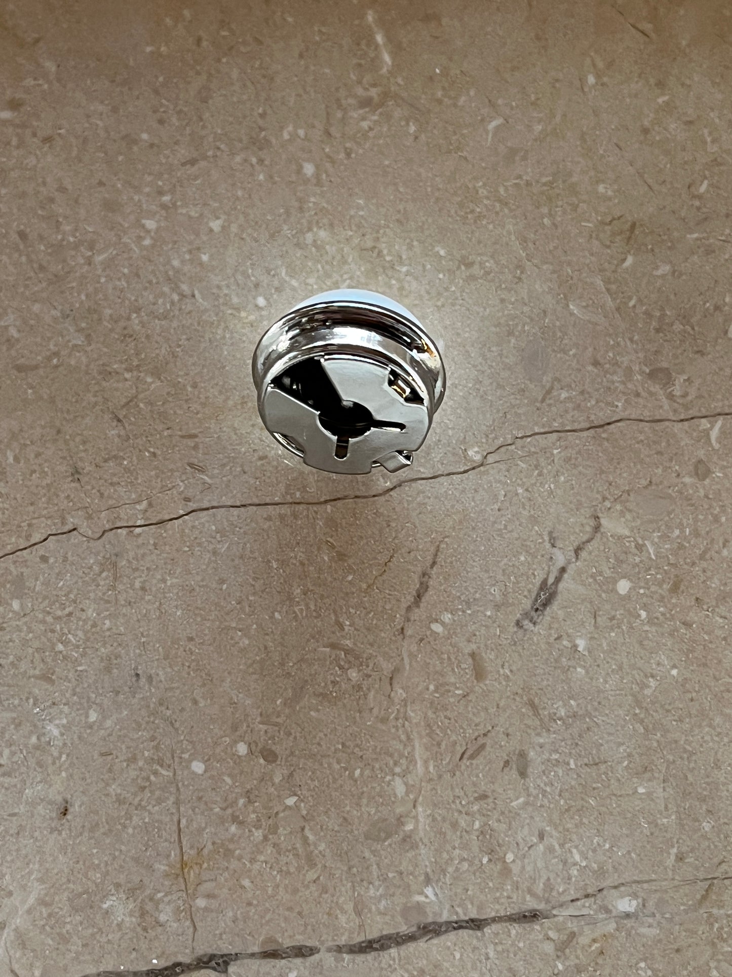 Allison button cover silver
