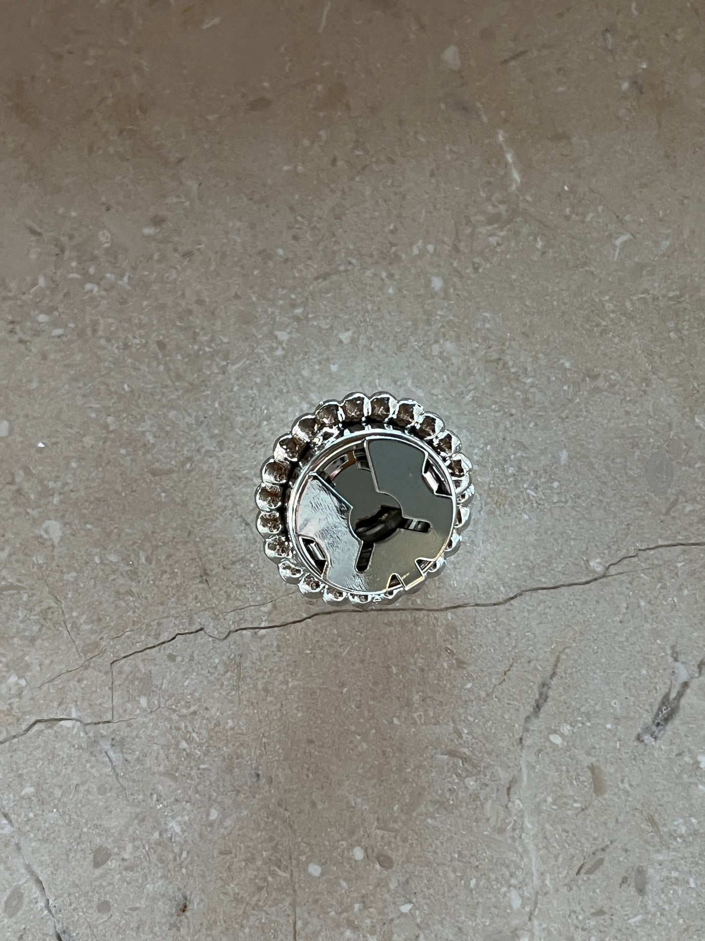 Violet button cover