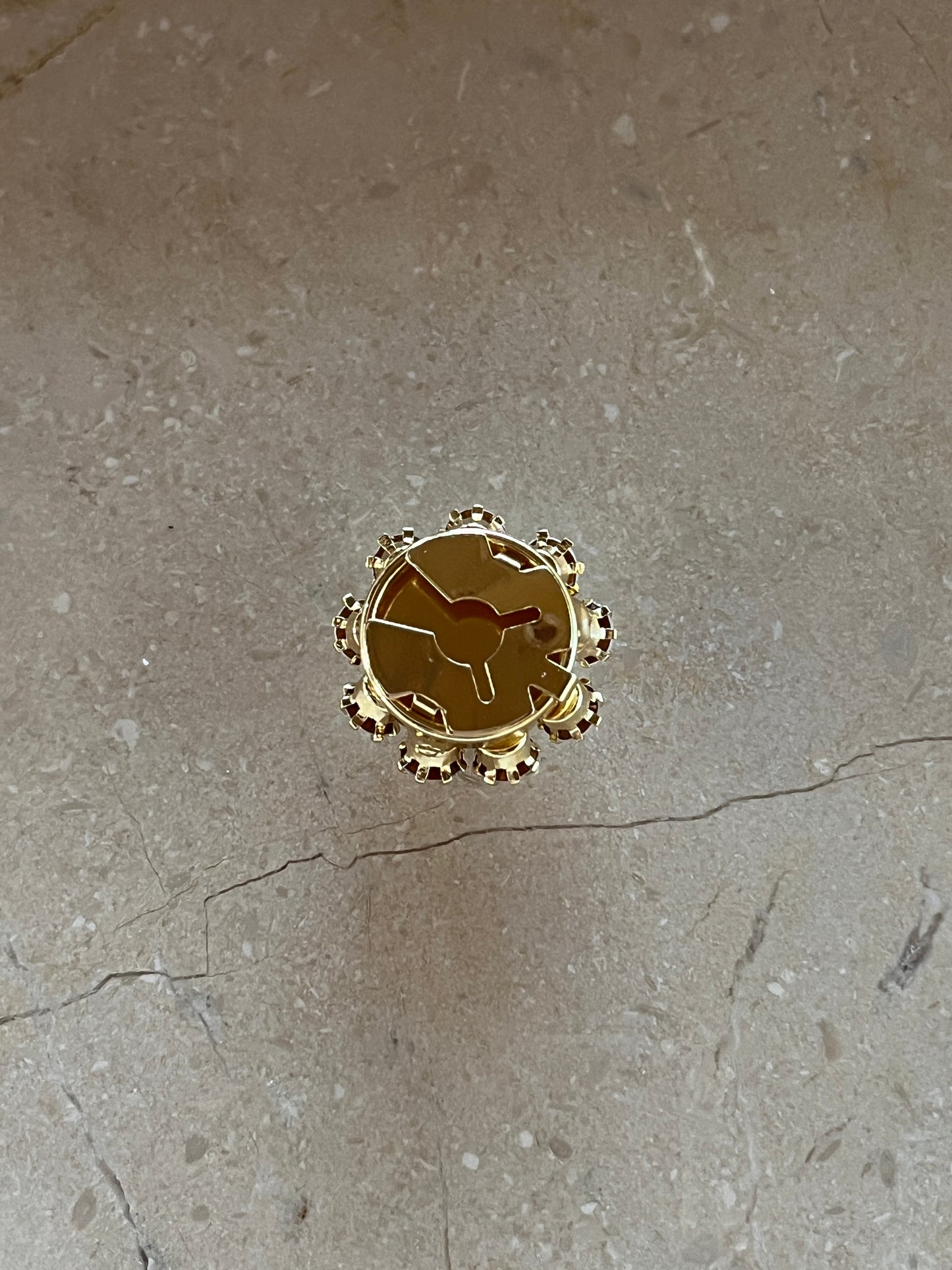 Gigi button cover blue