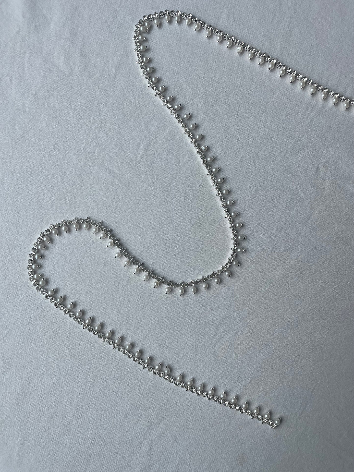 Crystal and pearl fringes