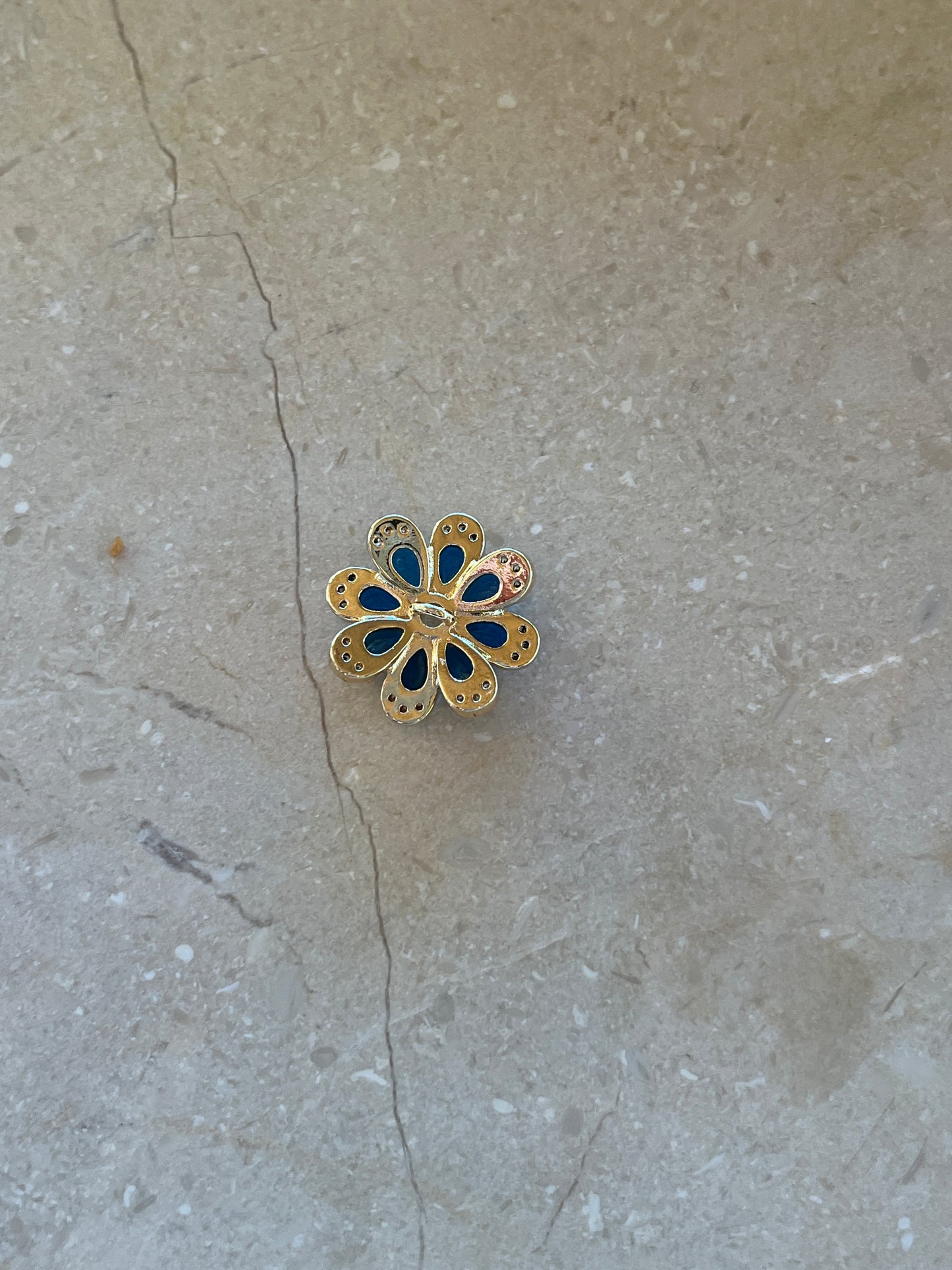 Limonade button blue