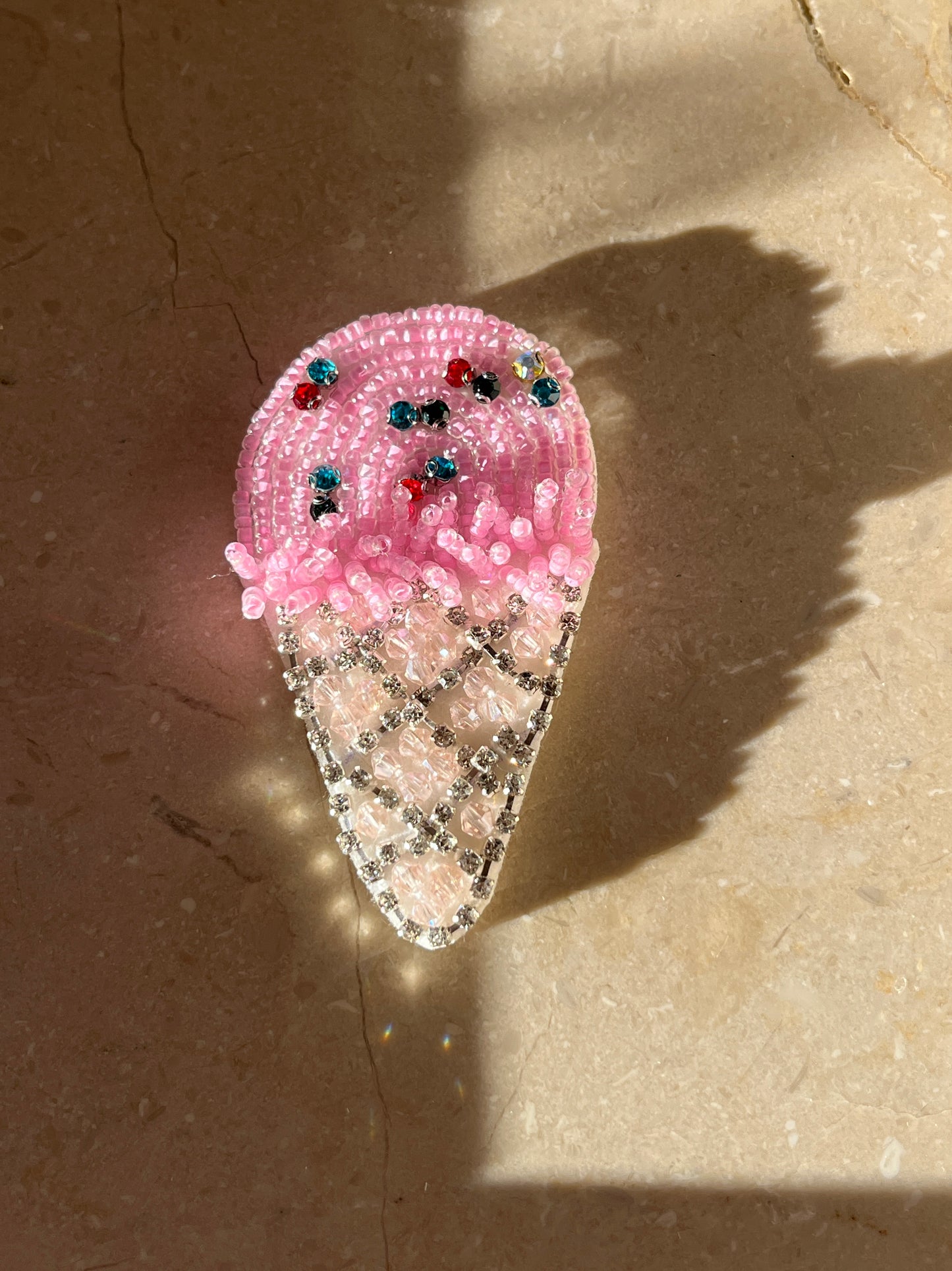 Icecream patches pink