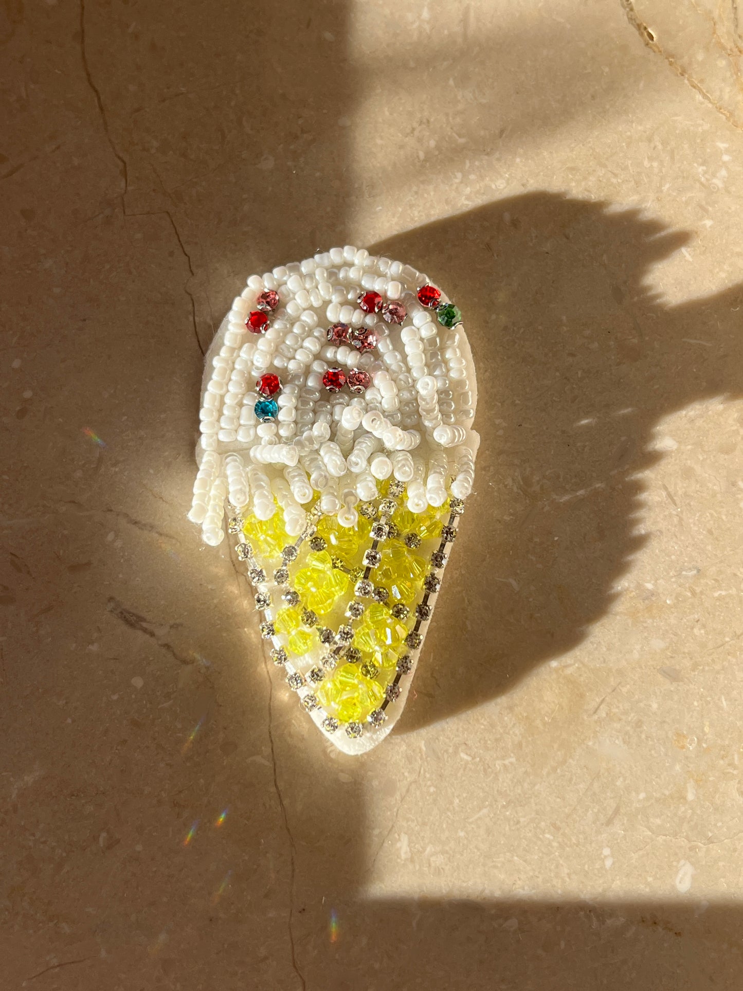 Icecream patches yellow