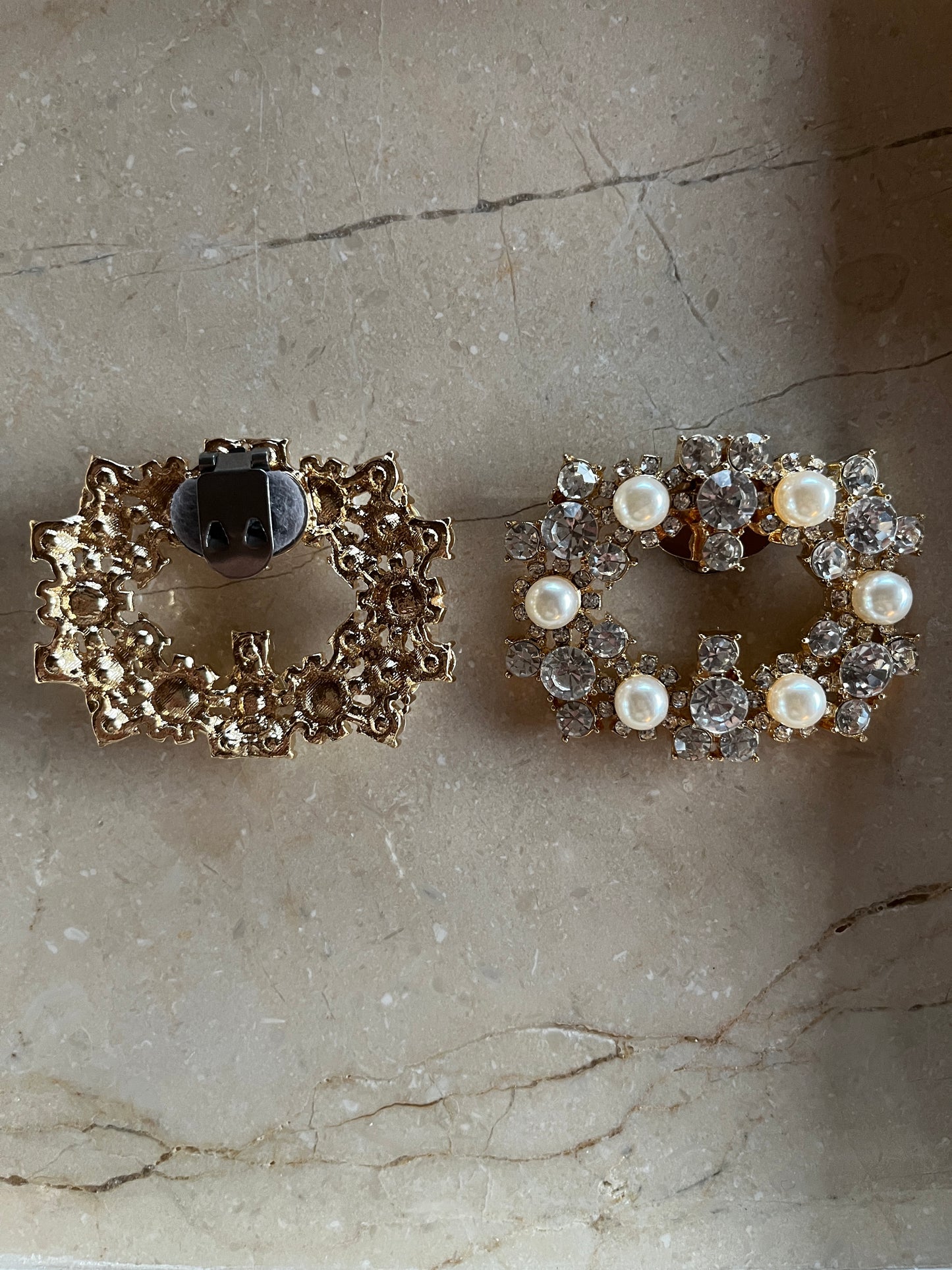 Amalie Shoe Buckles gold