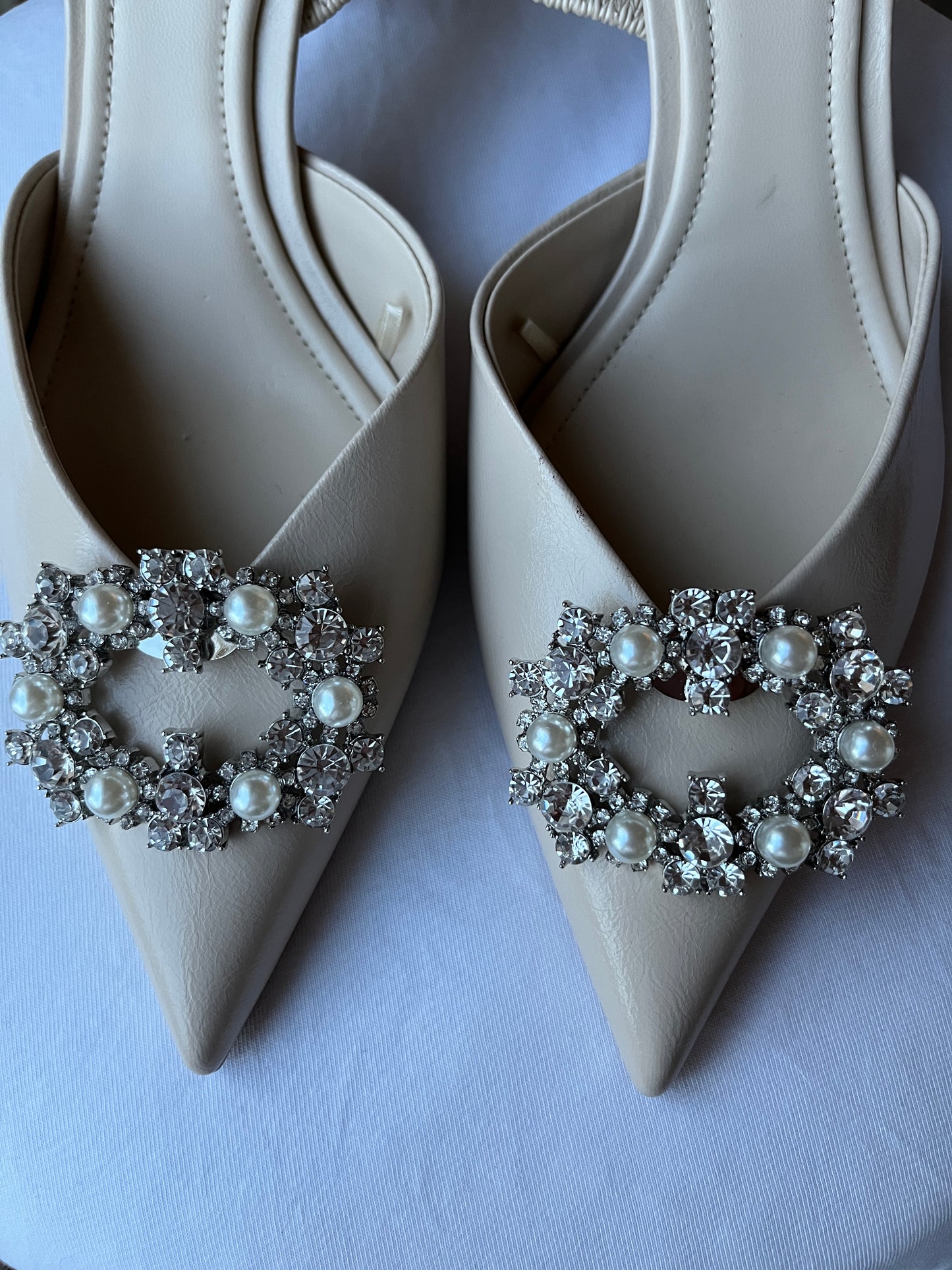Amalie Shoe Buckles silver