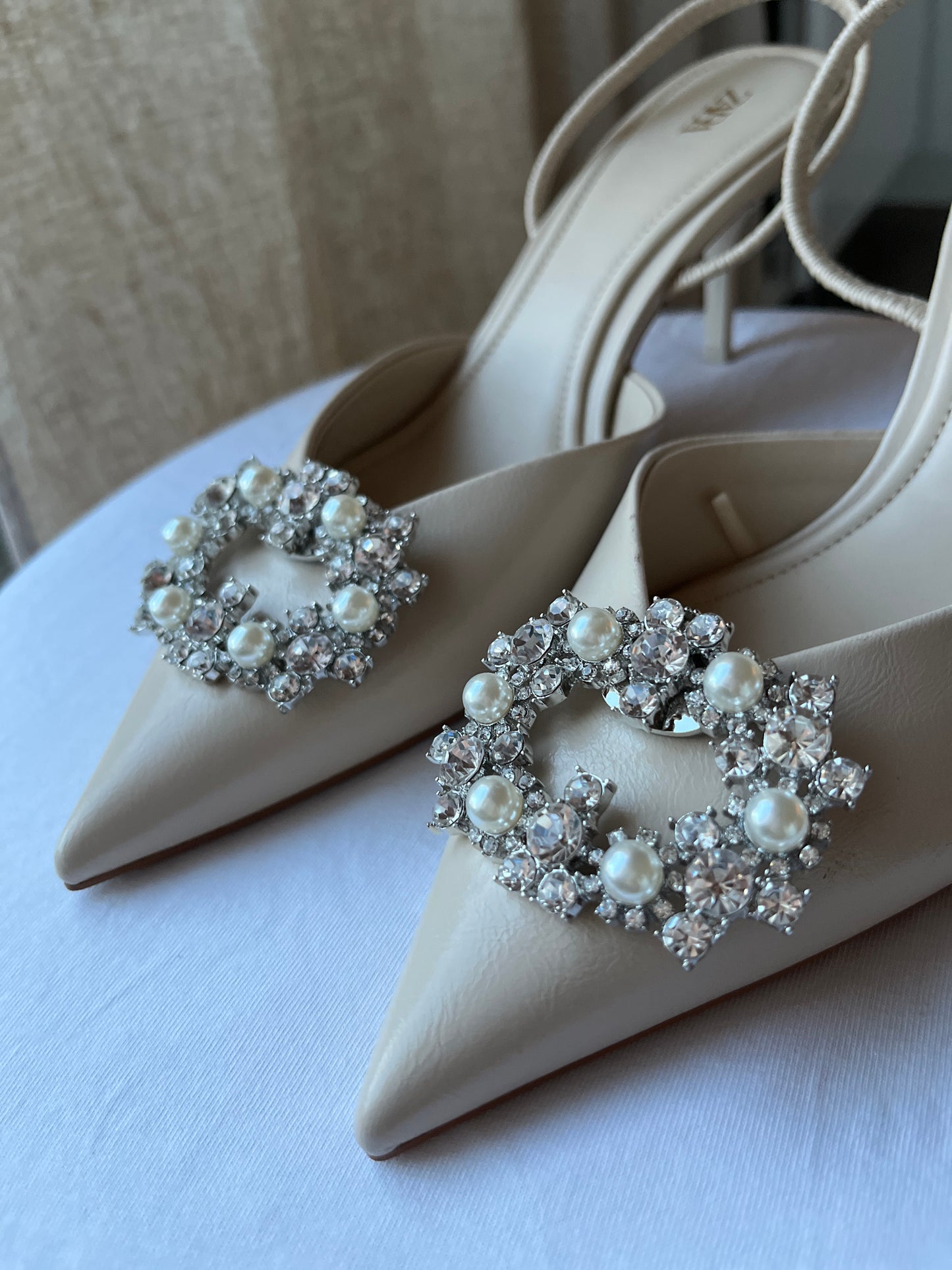 Amalie Shoe Buckles silver