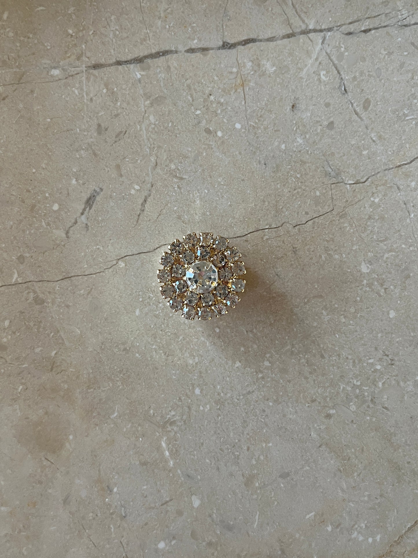 Melly button cover gold