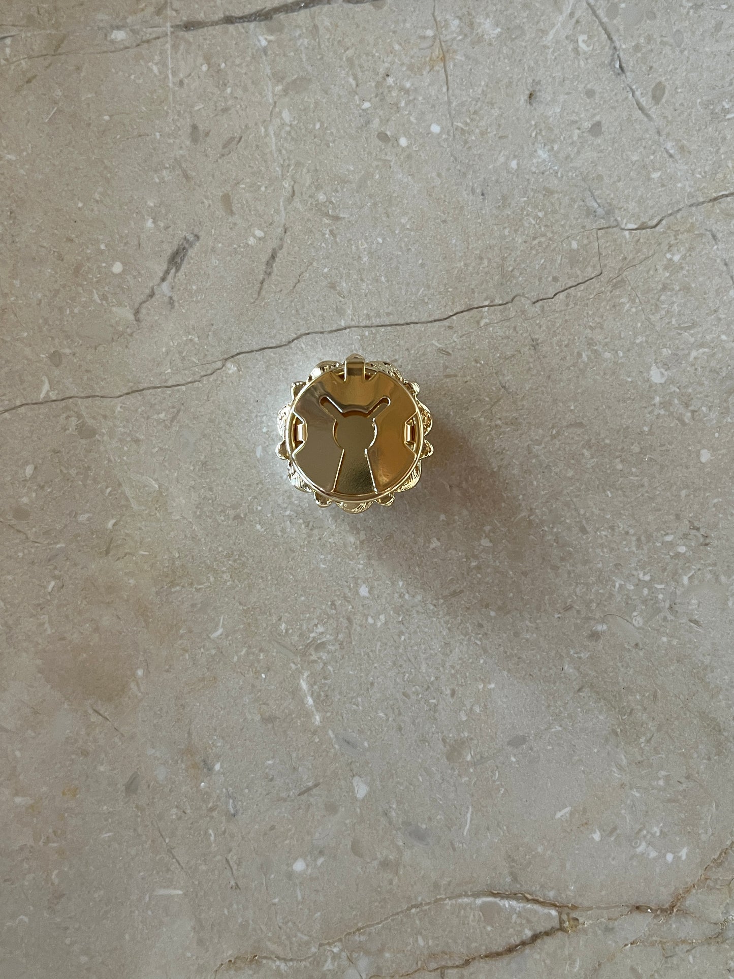 Sadie button cover gold