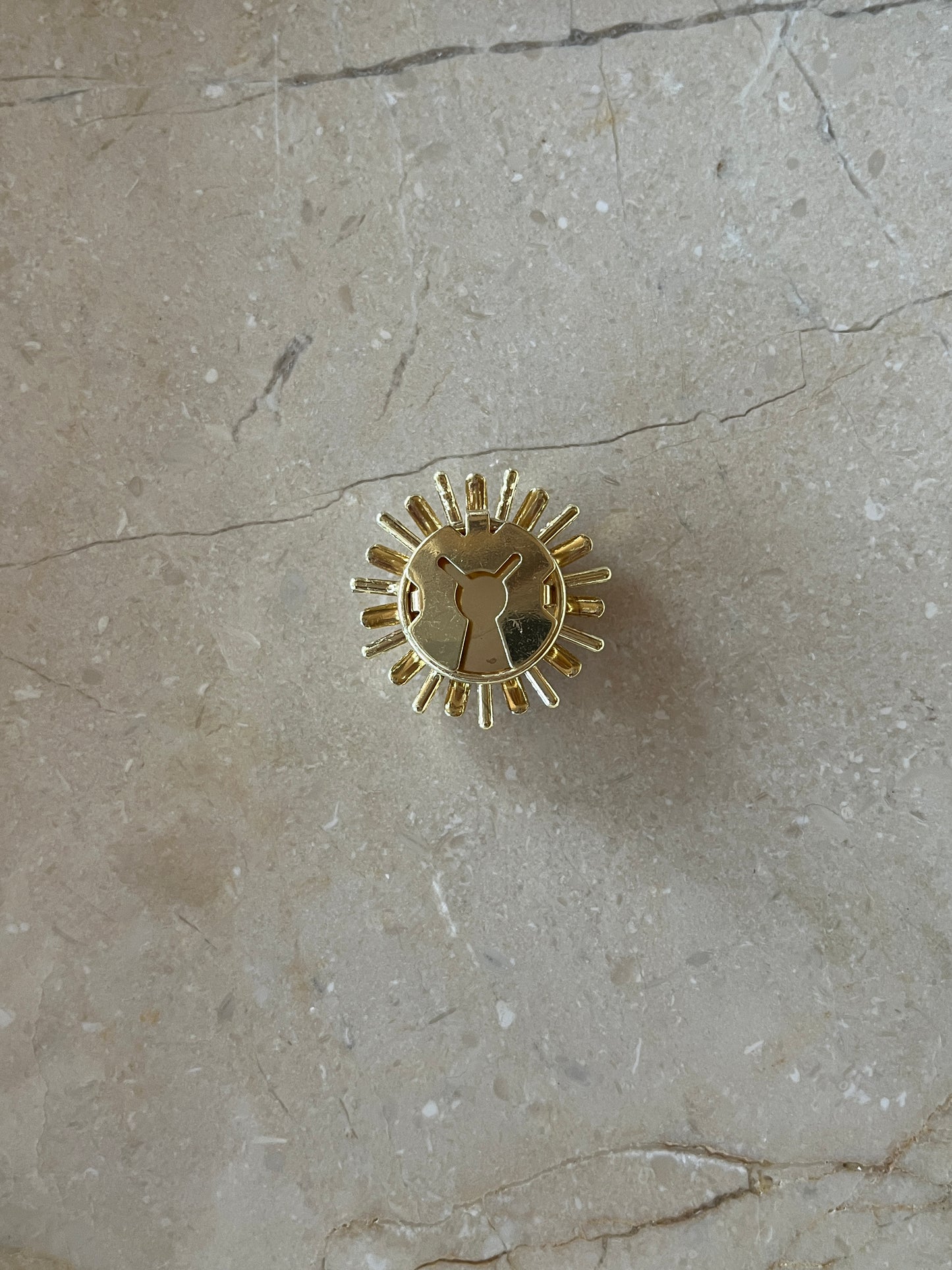 Mim button cover gold