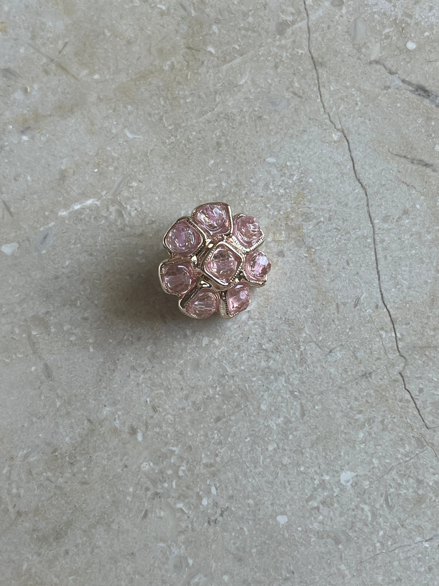 Glow button pink