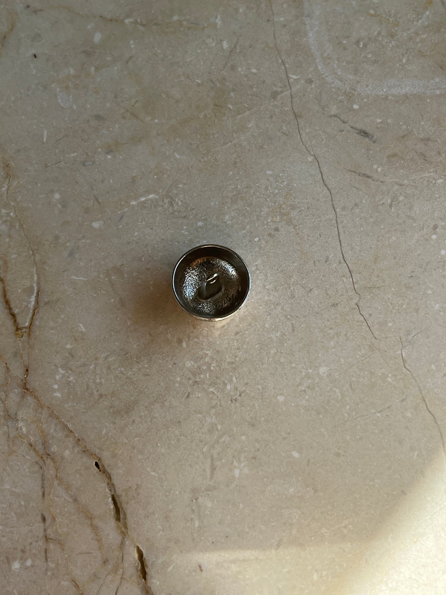 Turid button silver