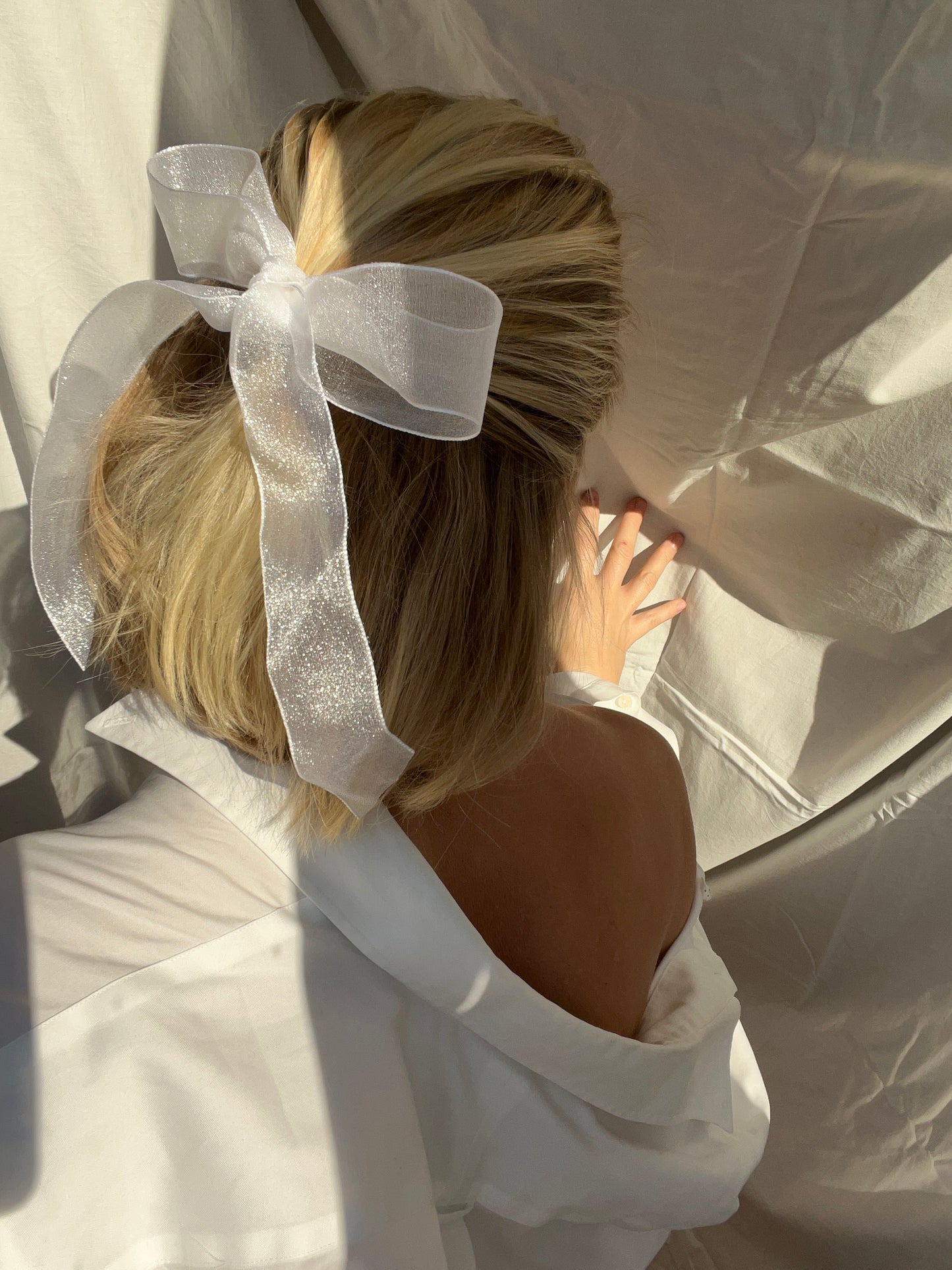 Dolly organza ribbon White