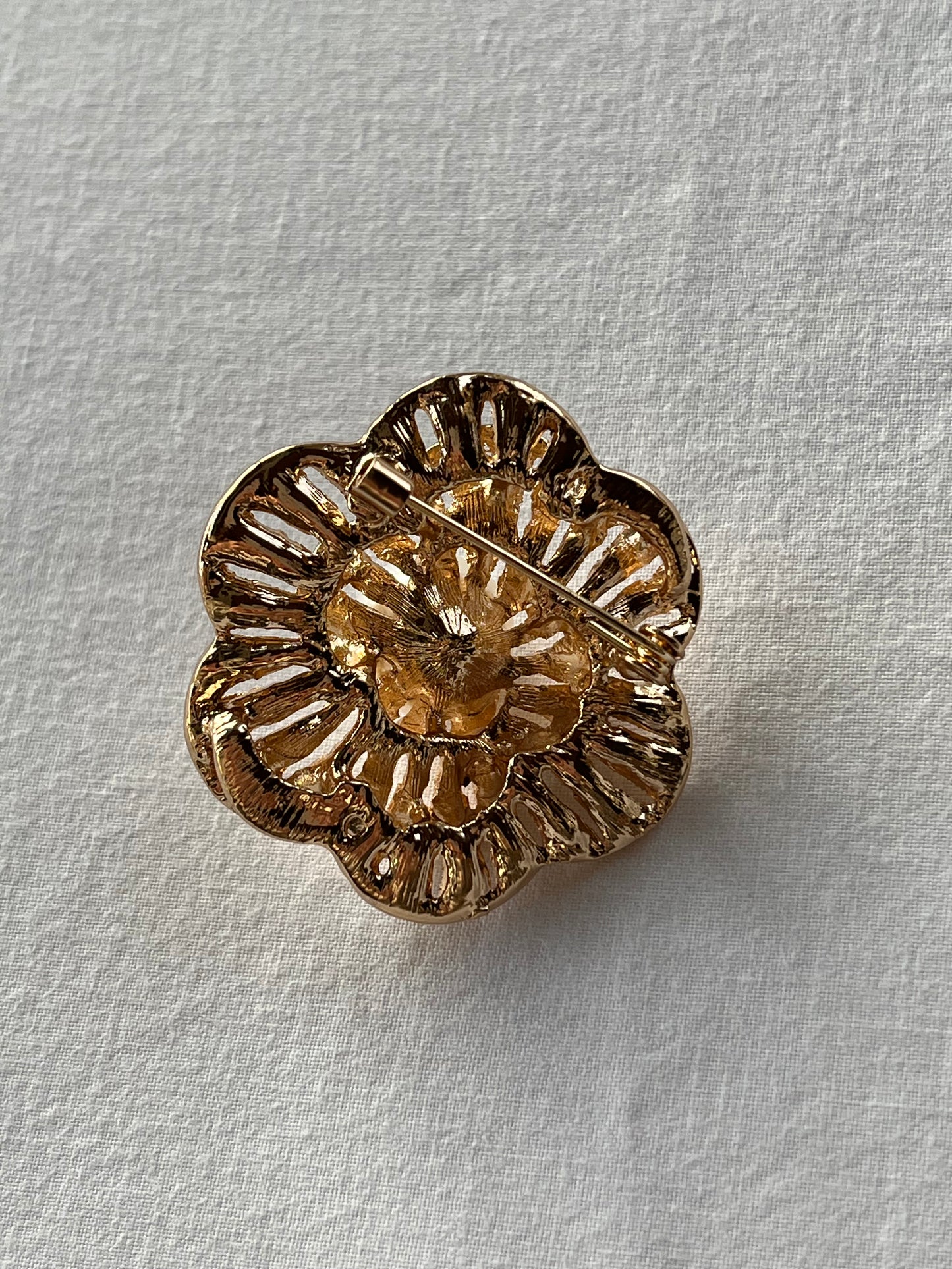 Crystal Brooch