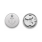 Anchor Silver Button Cover | One set