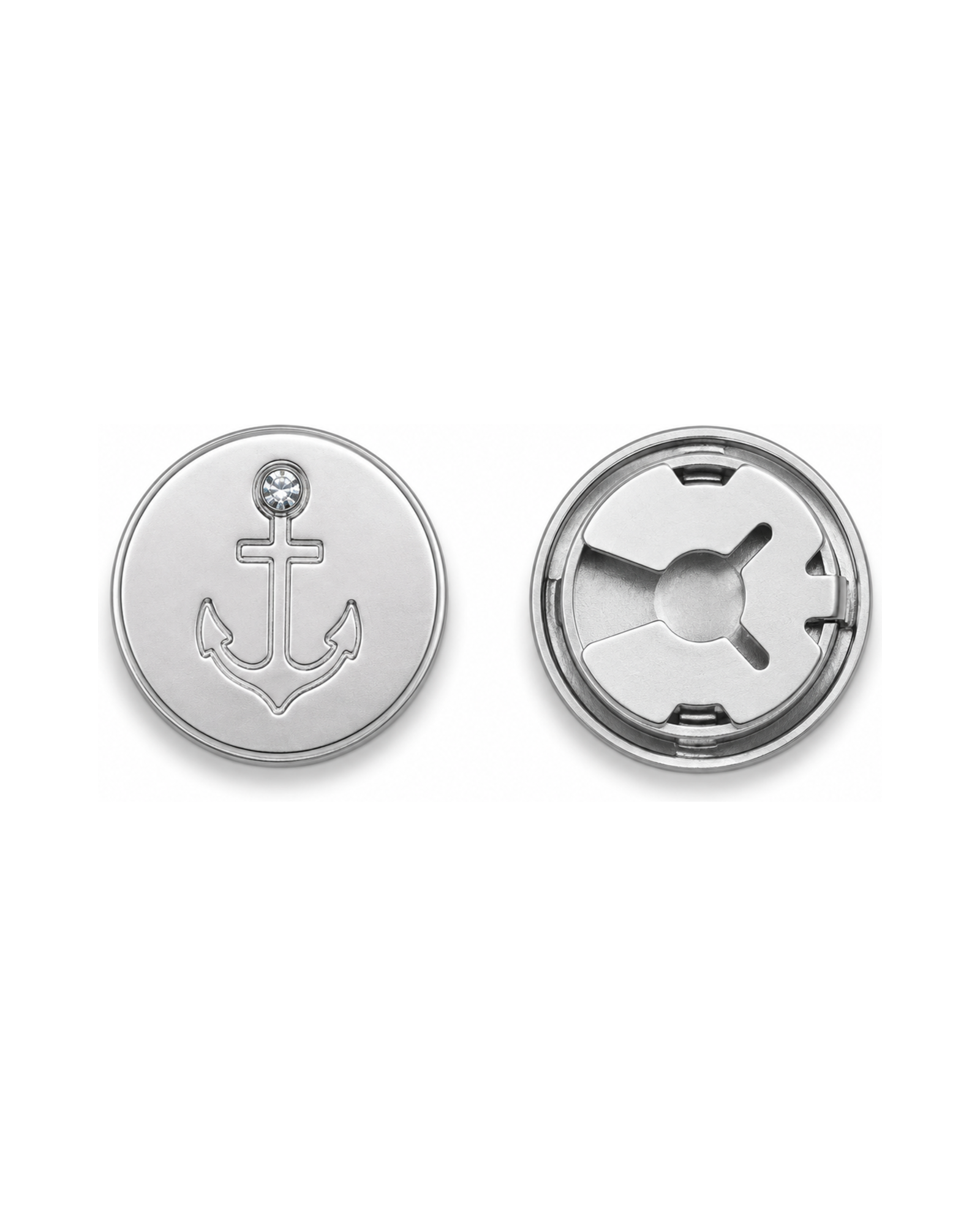 Anchor Silver Button Cover | One set