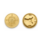 Compass Gold Button Cover | One set