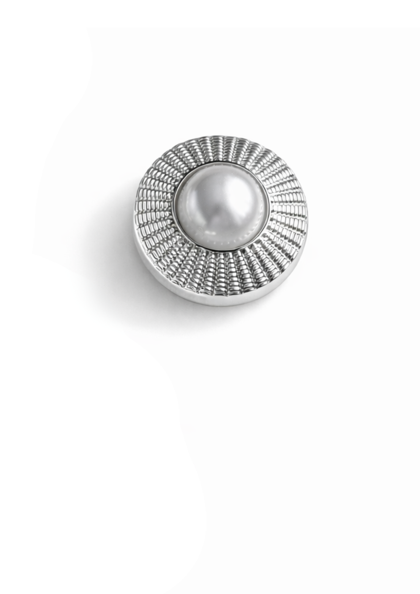 The Modern set- 3 Silver Button Covers