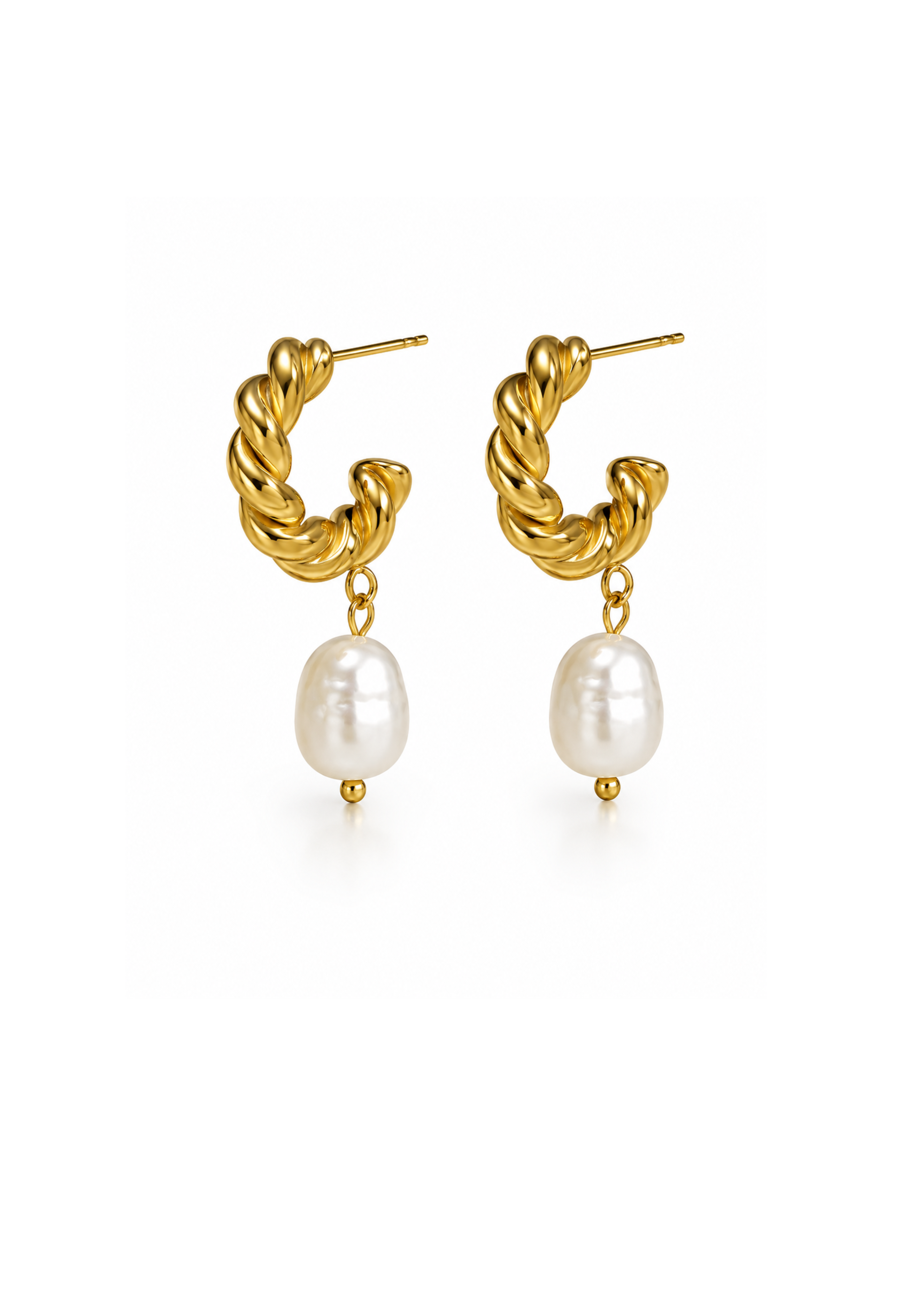 Pearl Twist Earrings