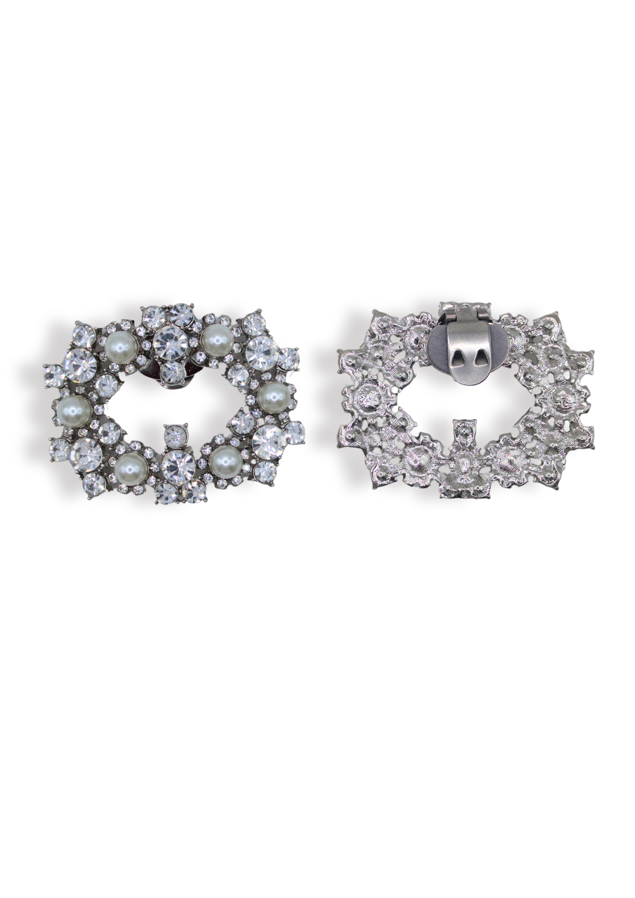 Amalie Shoe Buckles silver