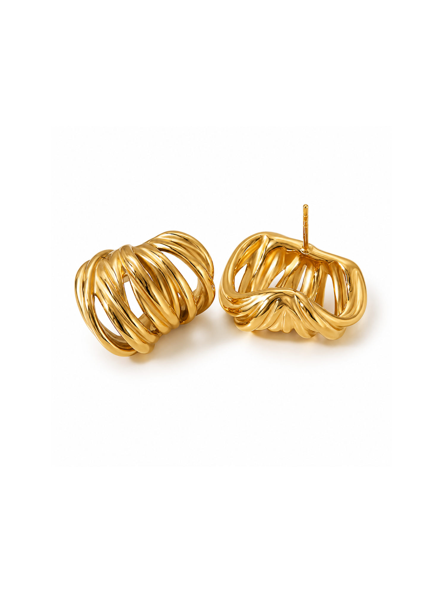 Sculpt Hoop Earrings