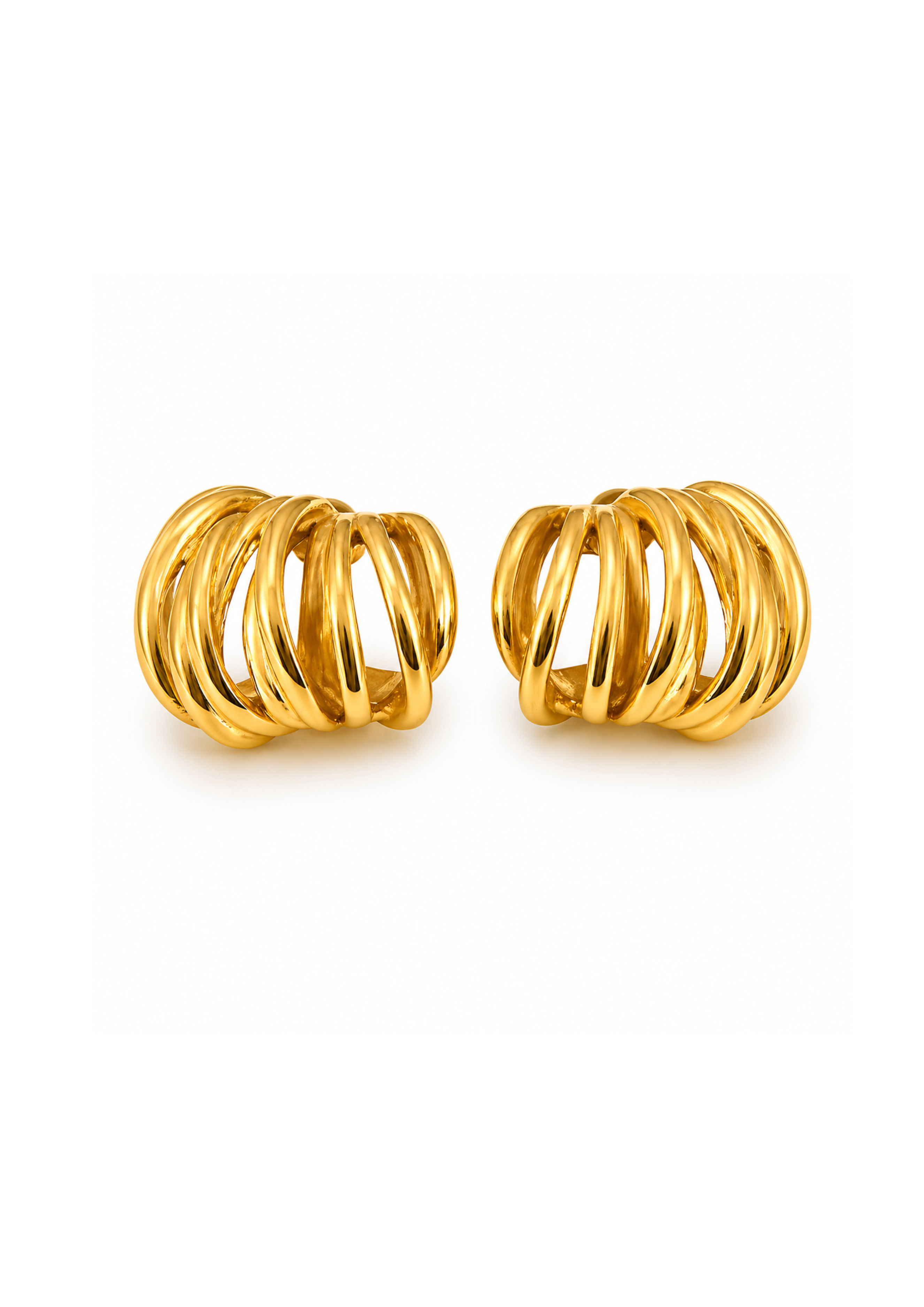 Sculpt Hoop Earrings