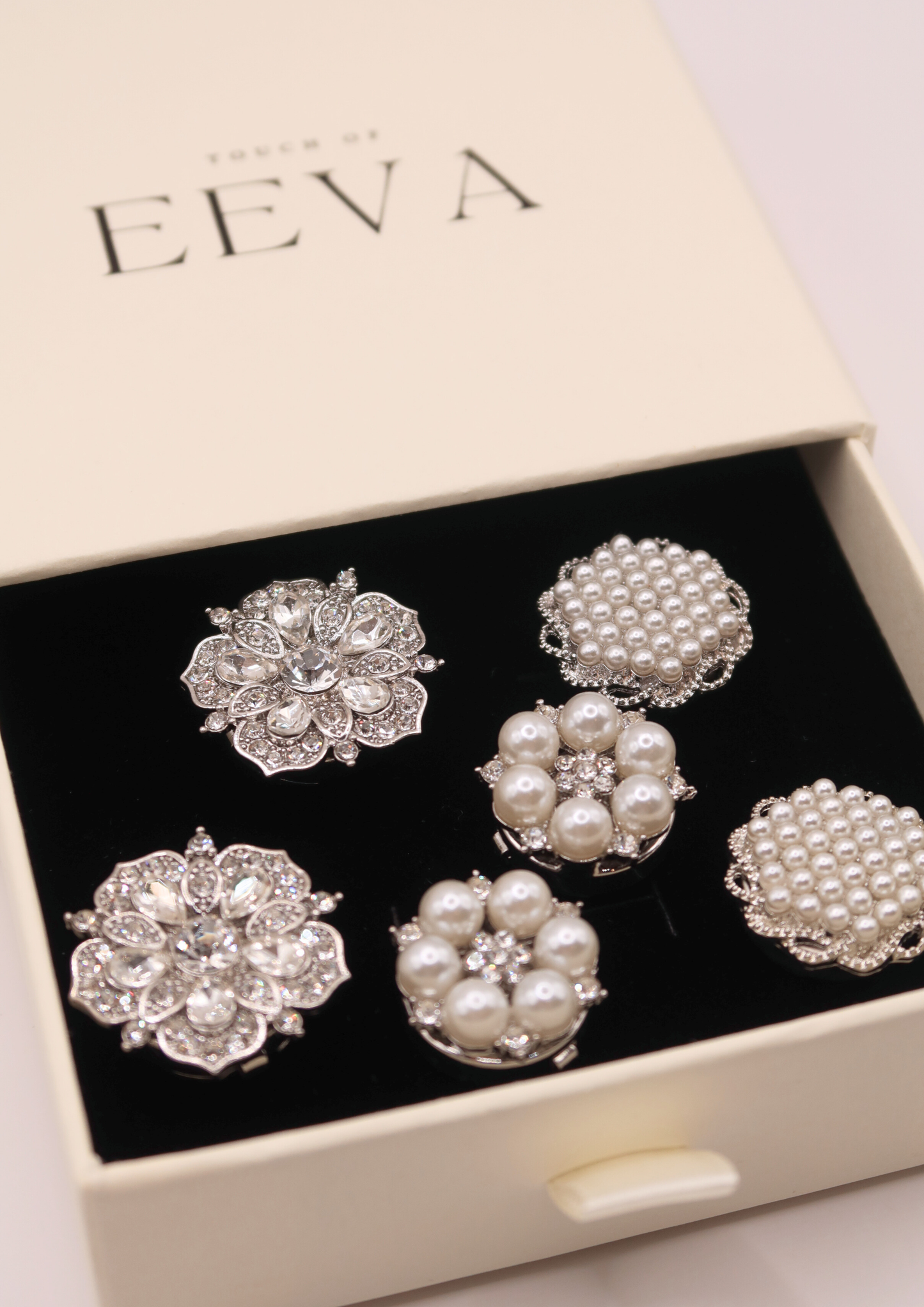 The Button Signature Set- Classic Silver