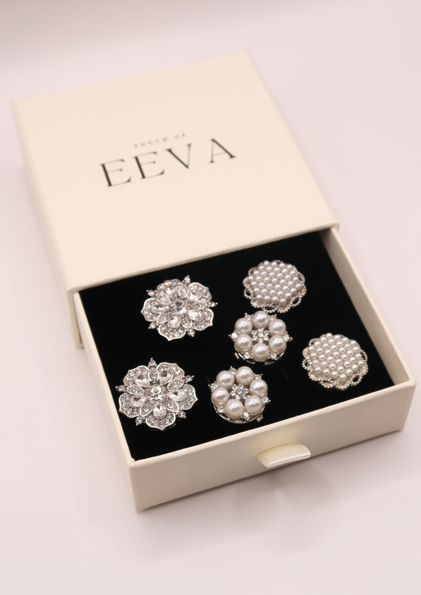 The Button Signature Set- Classic Silver