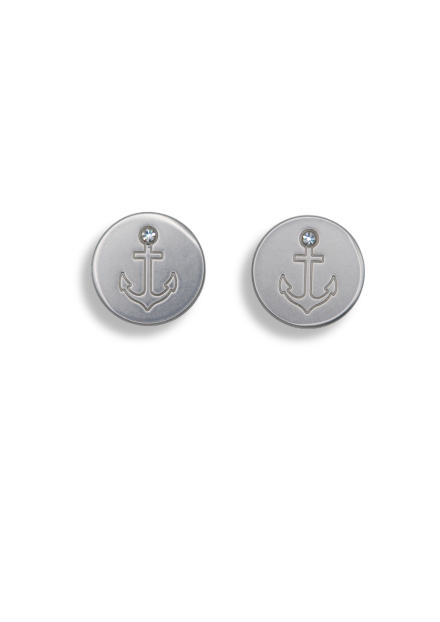 Anchor Silver Button Cover | One set