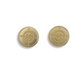 Compass Gold Button Cover | One set