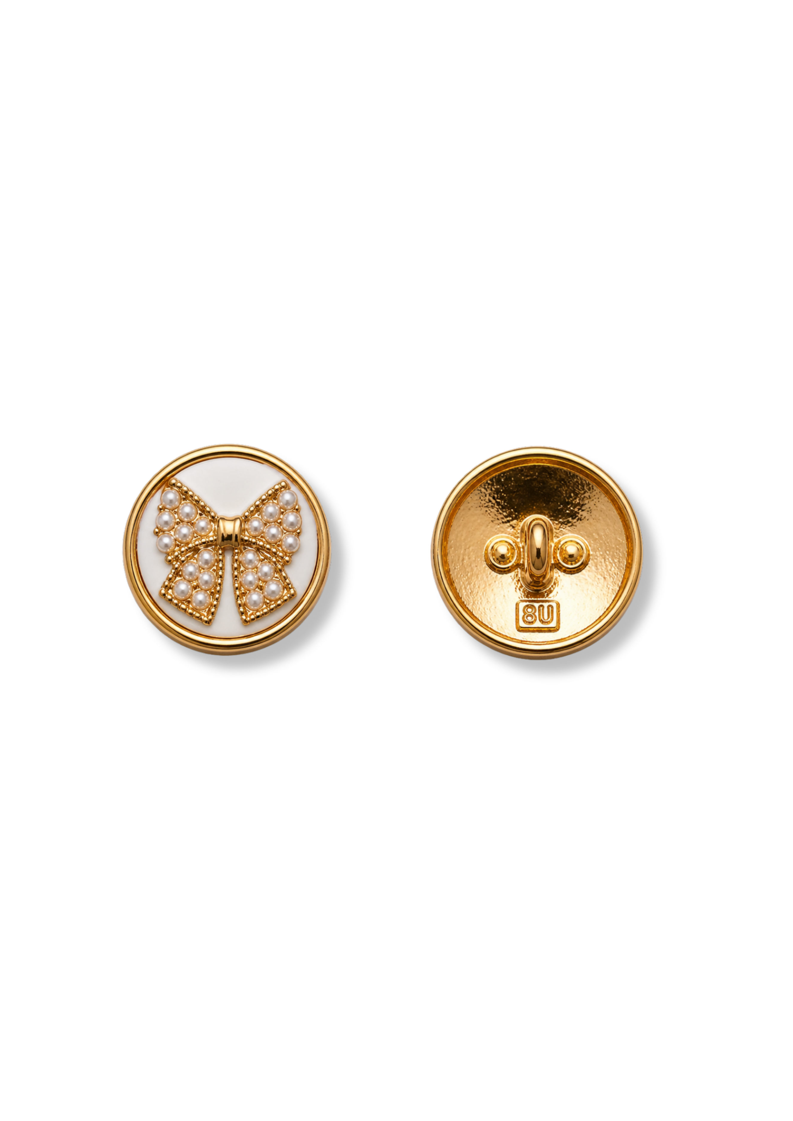 Pearl Bow button