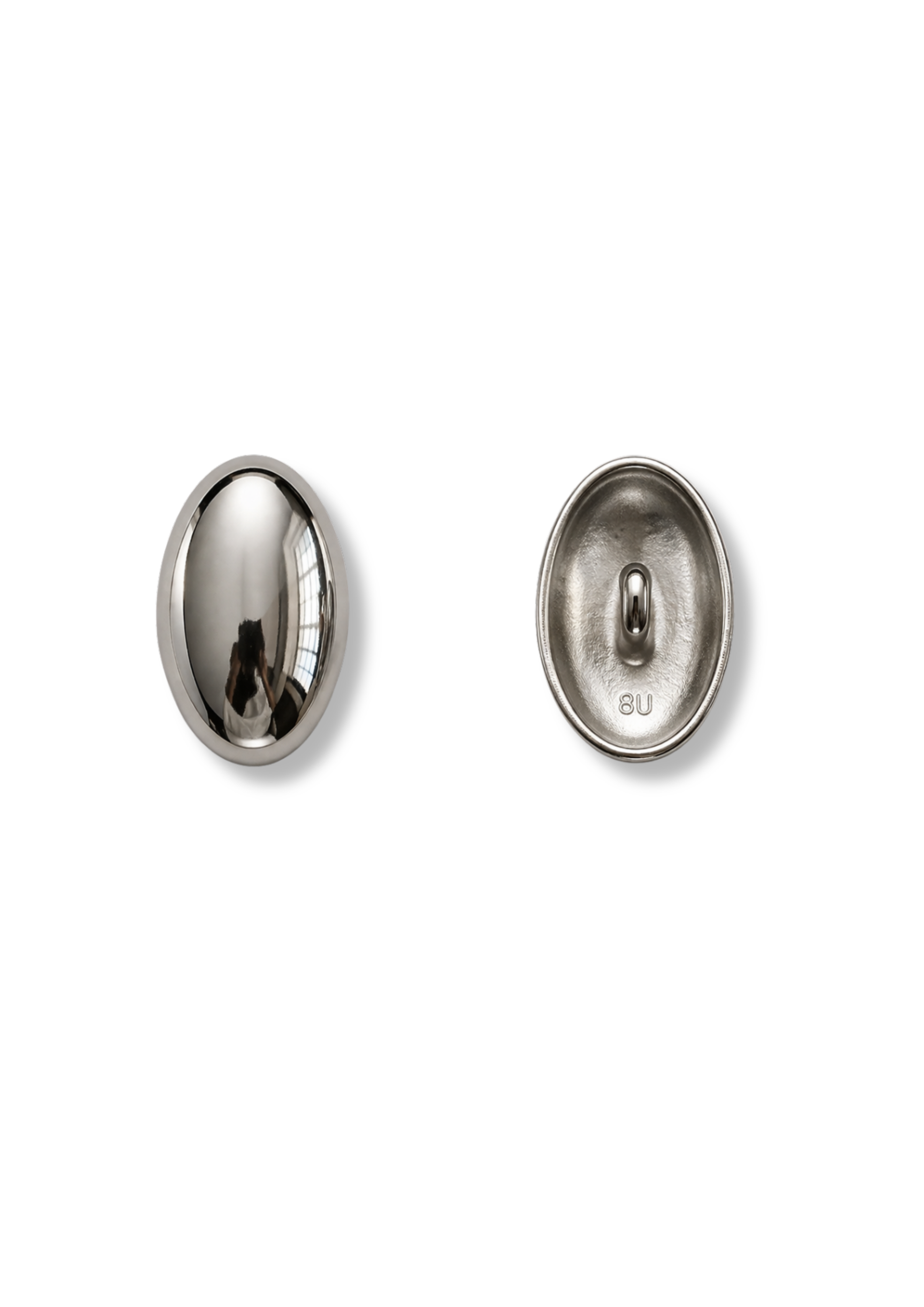 Oval button