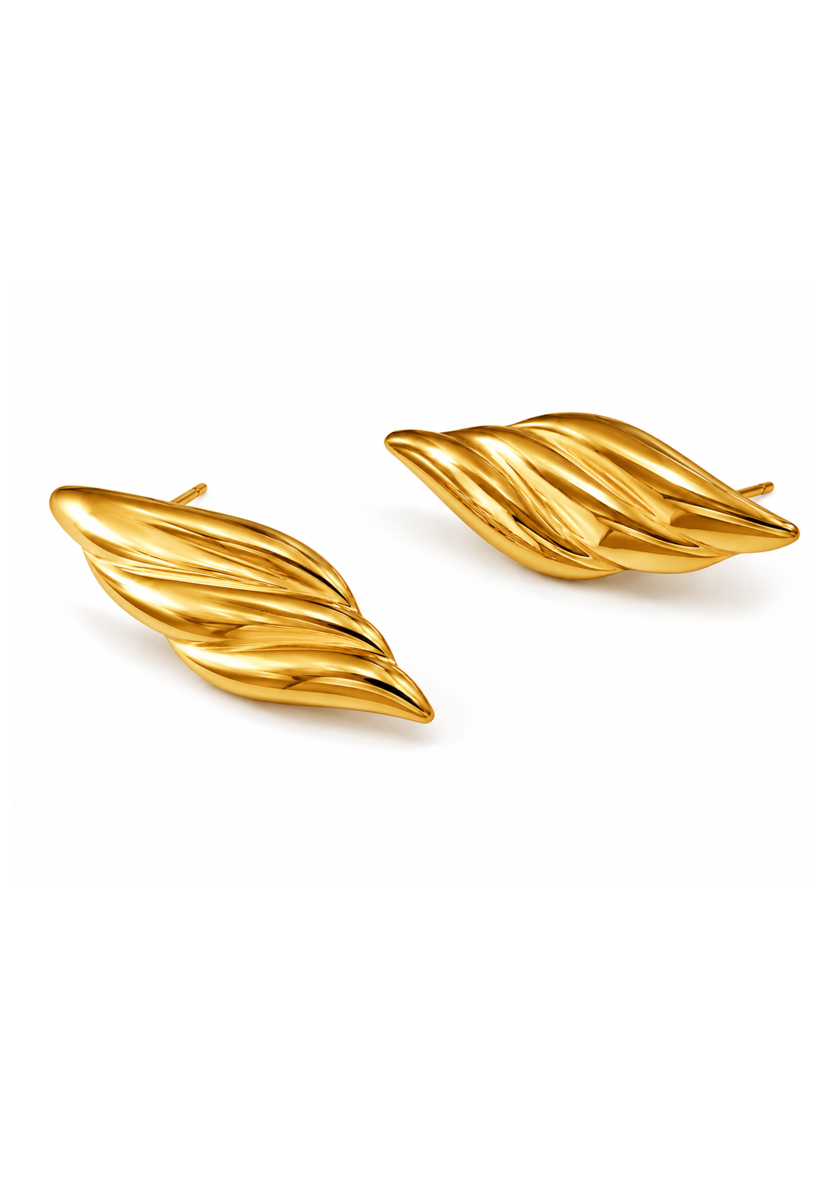 Golden Wave Earrings