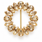 The Shape Buckle Petal champagne