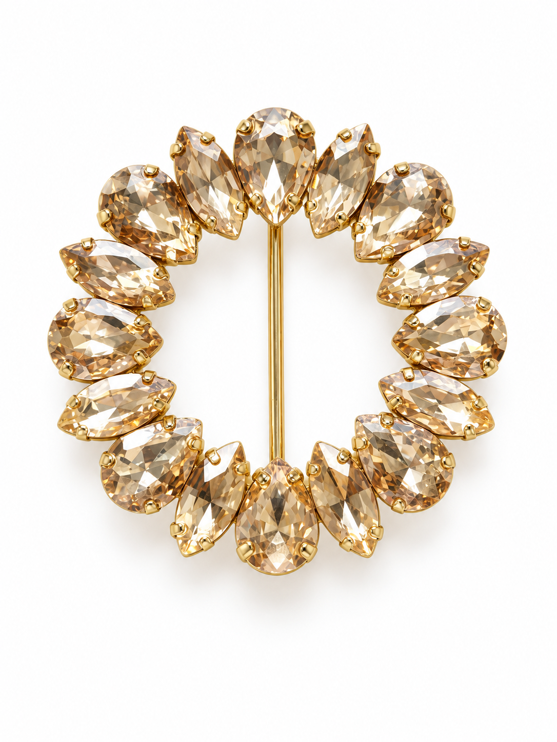 The Shape Buckle Petal champagne