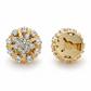 Stella button cover clear front and back
