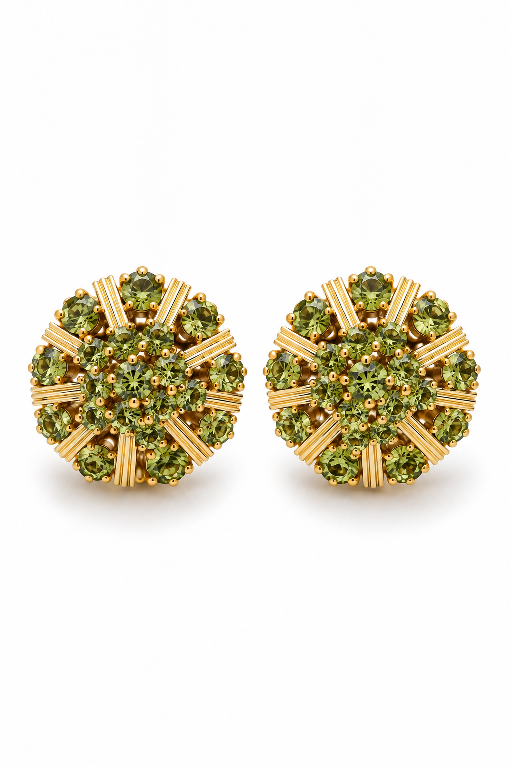 Stella button cover green front