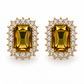 Grace Citrine button cover | One set