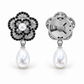Camille Black button cover front and back