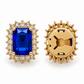 Grace Sapphire button cover | One set