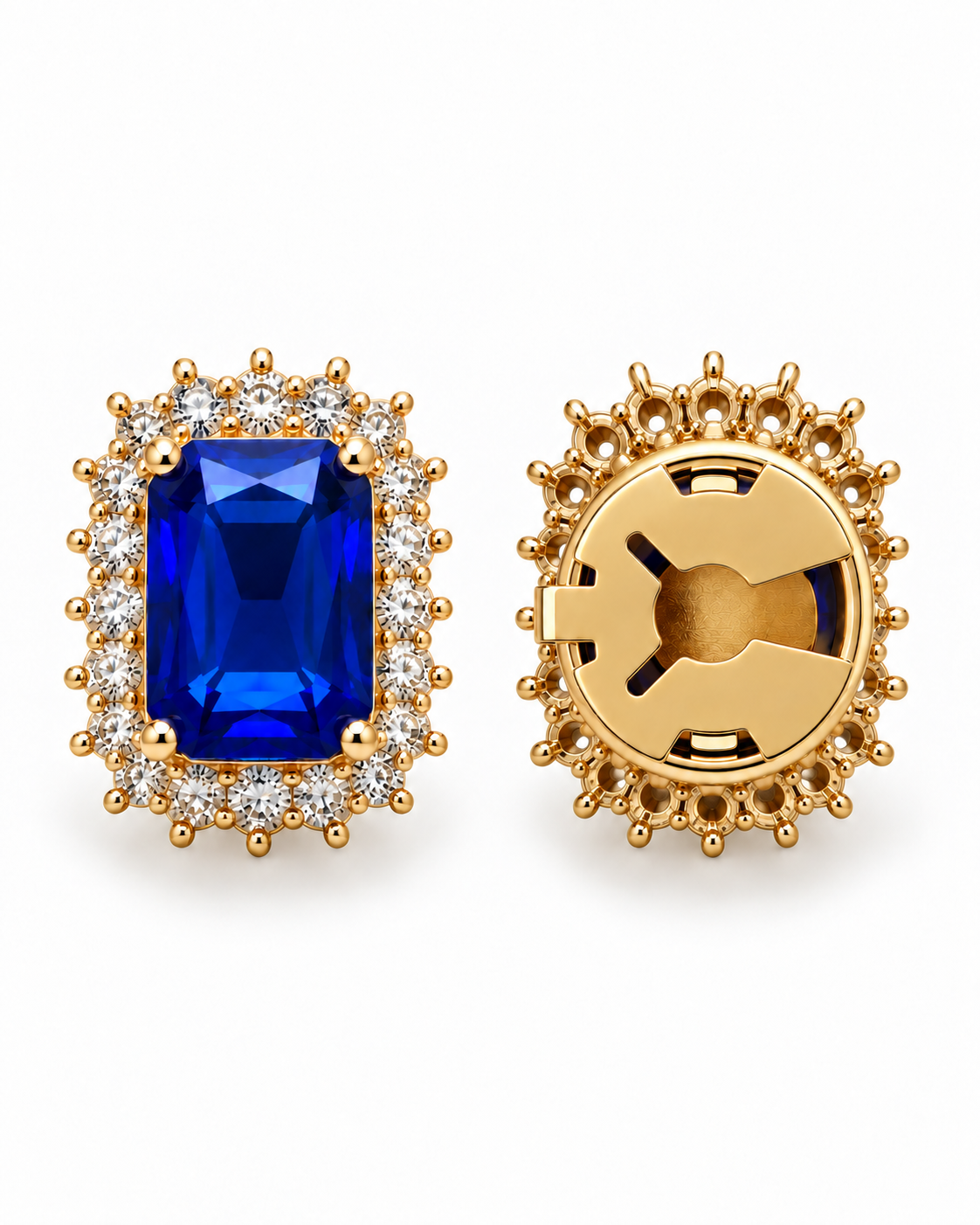 Grace Sapphire button cover | One set