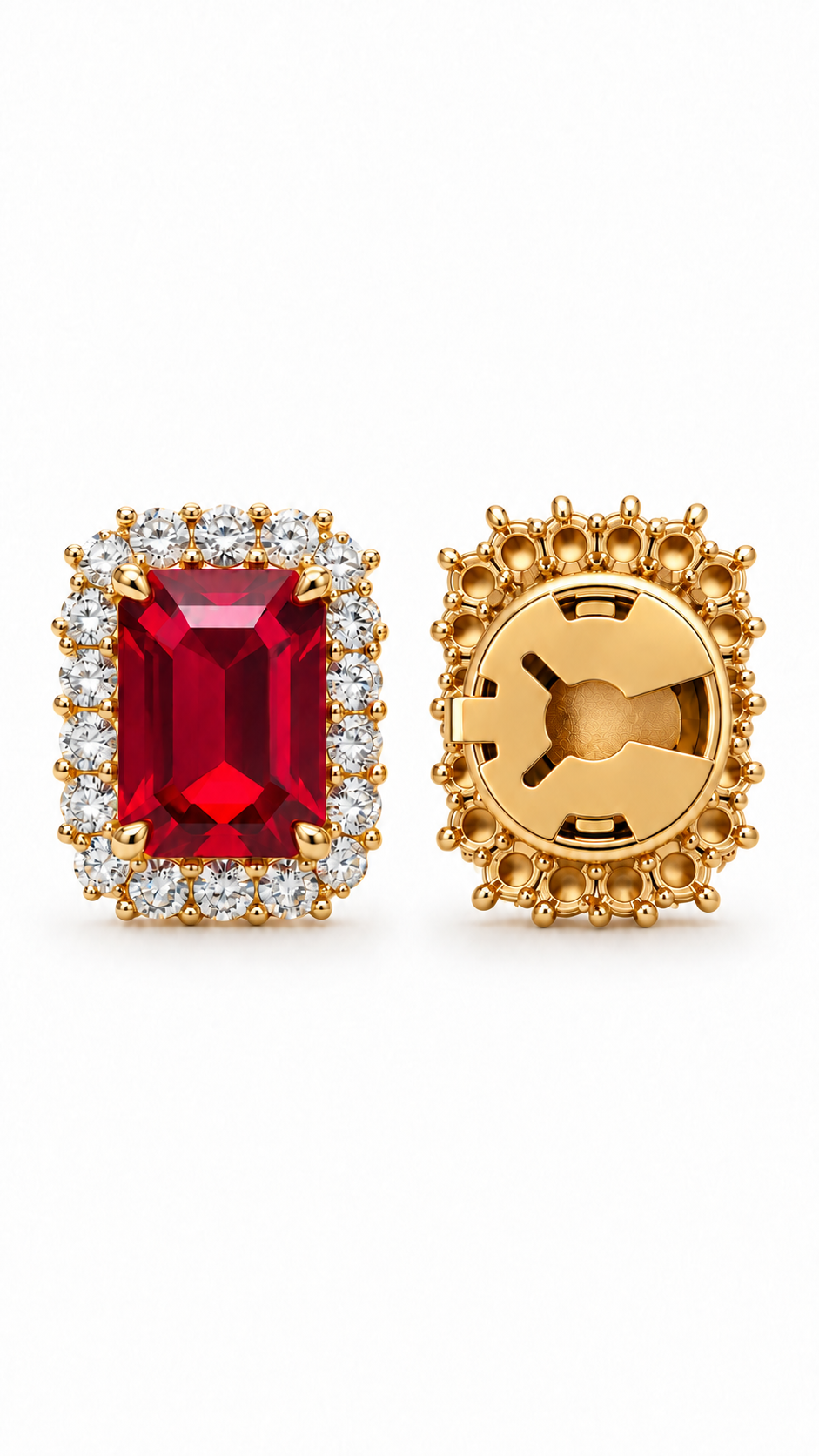 Grace Ruby button cover | One set