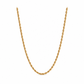 Rope Chain Necklace in gold
