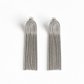 Fringe Earrings in silver