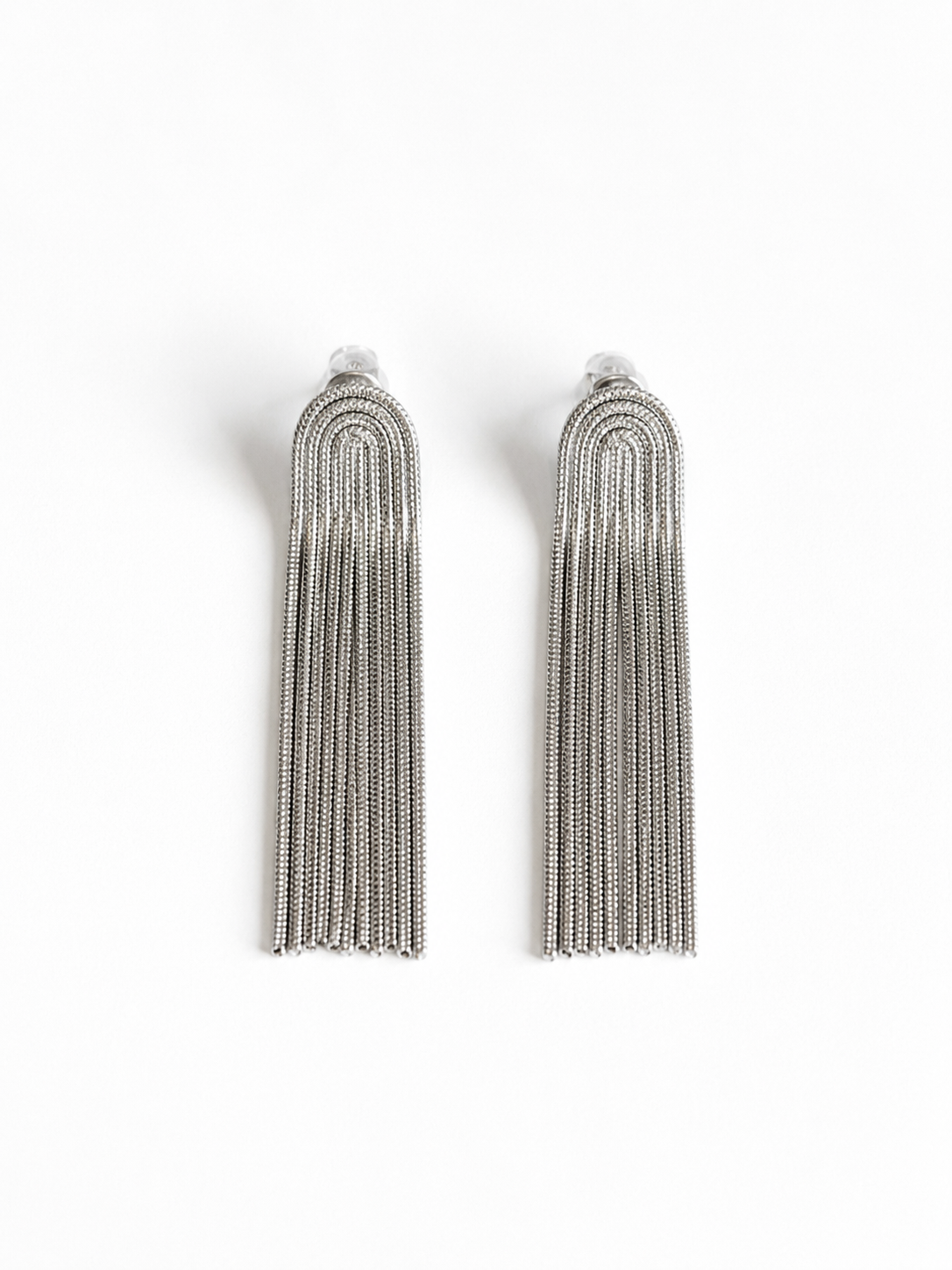 Fringe Earrings in silver